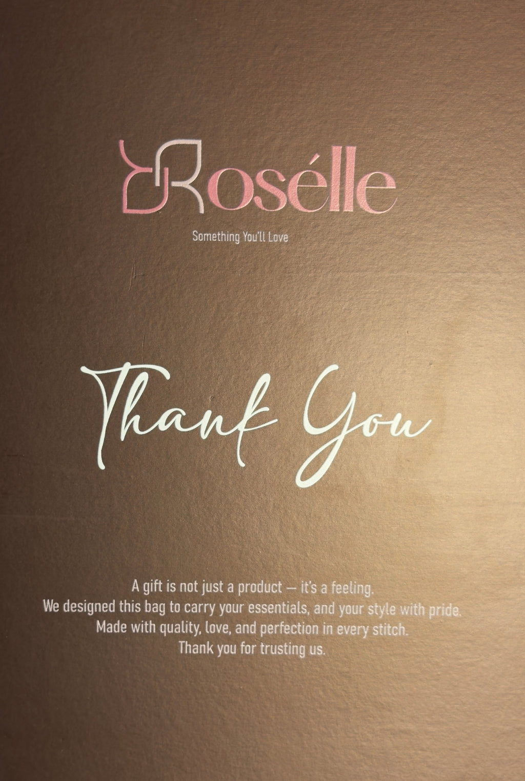 Roselle Luxury Bag Box